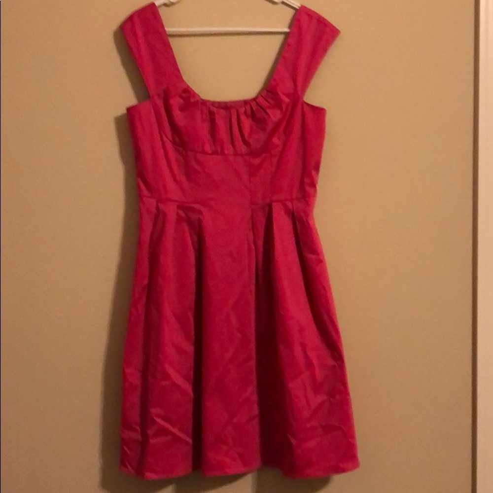 Calvin Klein dress in hot pink